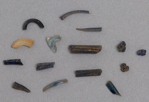 Bead production waste excavated at Igbo Olokun