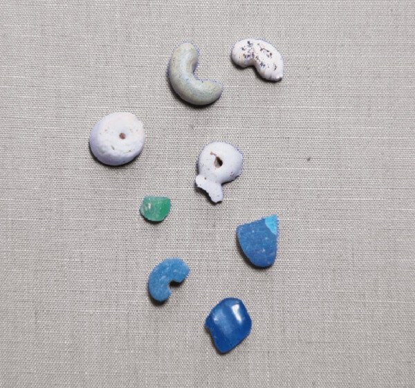 Assorted finished glass beads